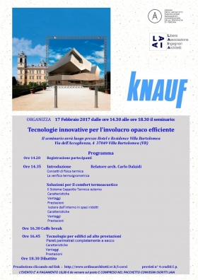 il seminario KNAUF - LAIA