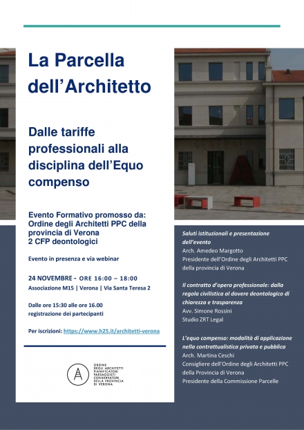 Convegno di deontologia in presenza e  in webinar con cfp - LAIA